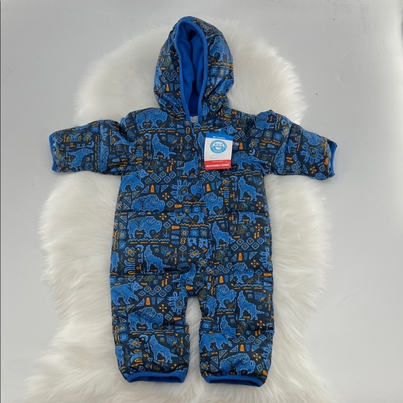 Columbia Other - Columbia Snuggle Bunny Bunting Youth 3-6 Months - Blue Multi - New with tags